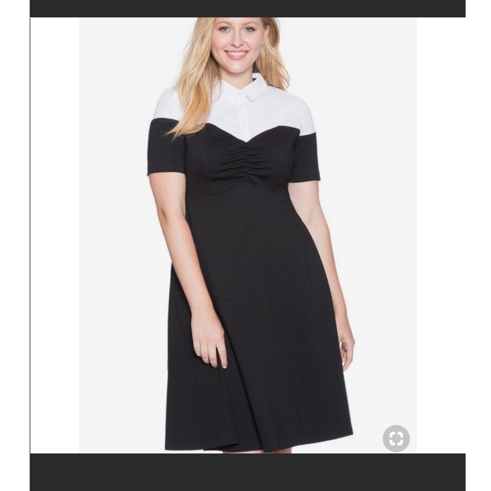 Black and white dress